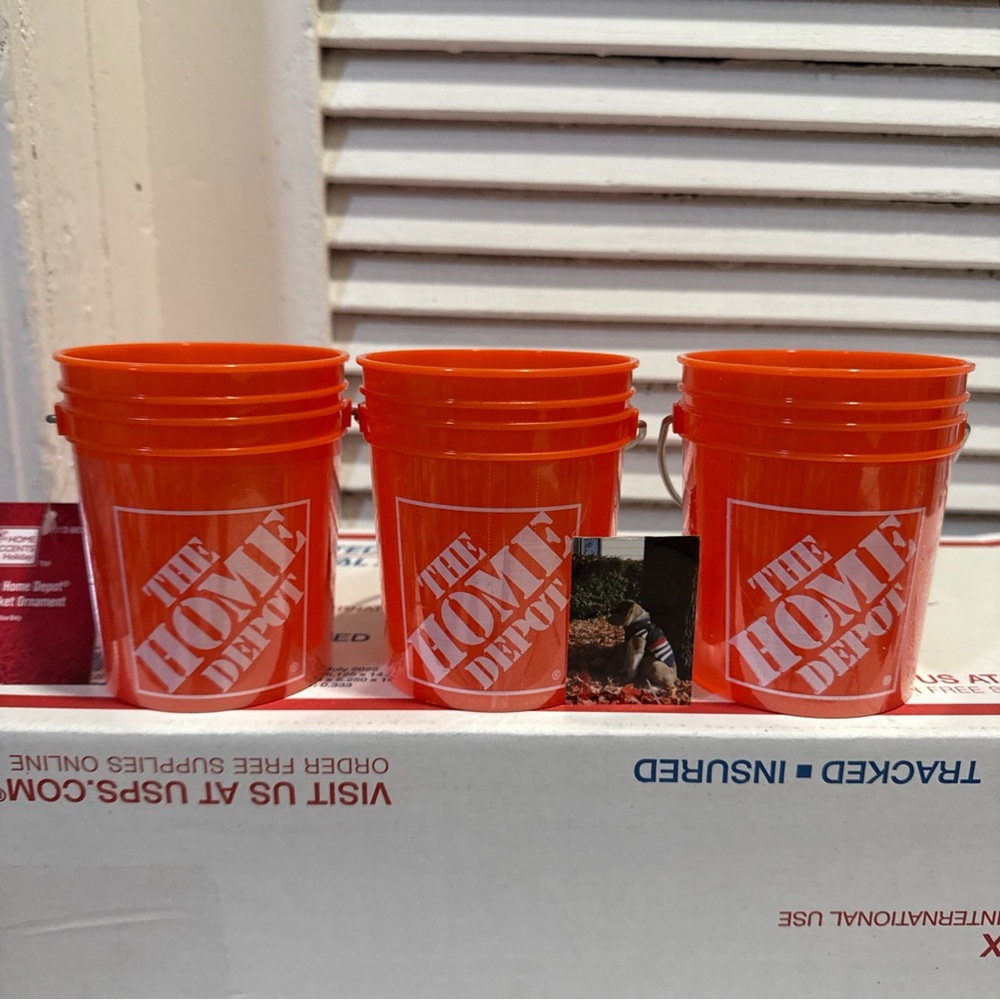 New 3 Home Depot Mini Buckets